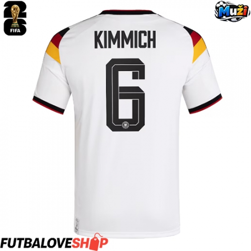 Dres Nemecko Joshua Kimmich #6 Domáci MS 2026 Krátky Rukáv